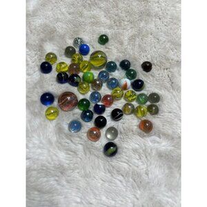 Marbles King Peltier cats eye mixed lot of marbles